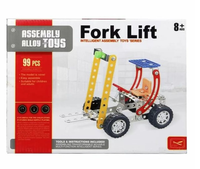 Fork Lift Assembly Toy – 99 Pcs