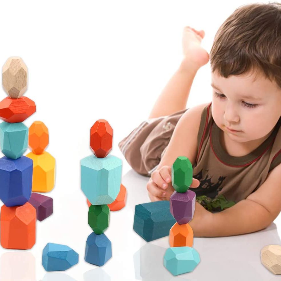 Stone Balance Stack Building Blocks Set – 20 Pcs
