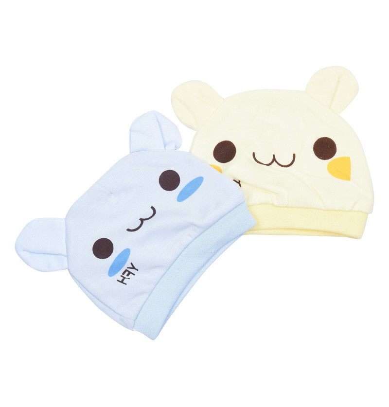 Newborn Cotton Baby Cap for 0-12 Months