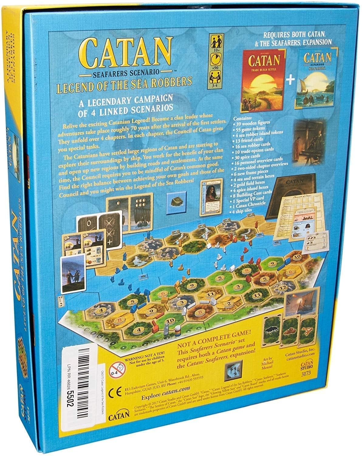 Catan Legend of the Sea Robbers scenario box