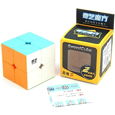 2×2 Stickerless Speed Cube Puzzle – QY, MoYu or No Brand