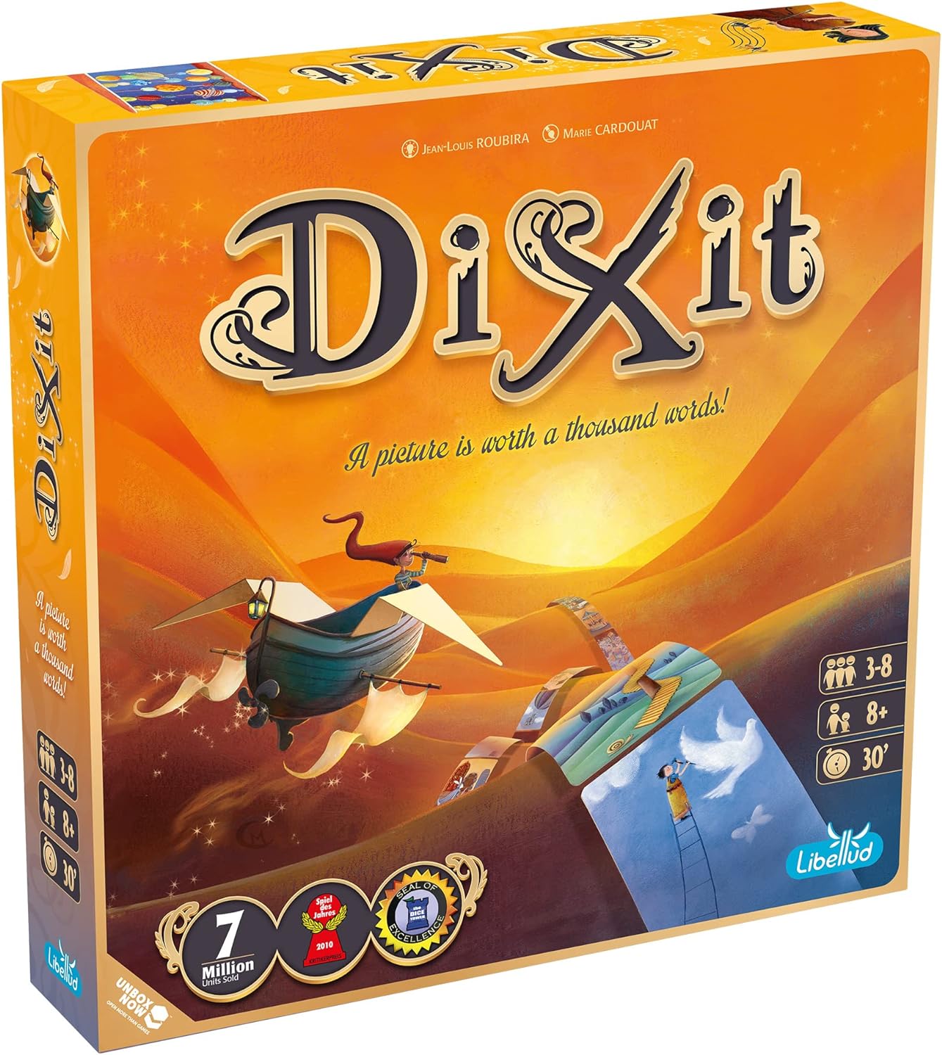 Dixit illustrated board game box