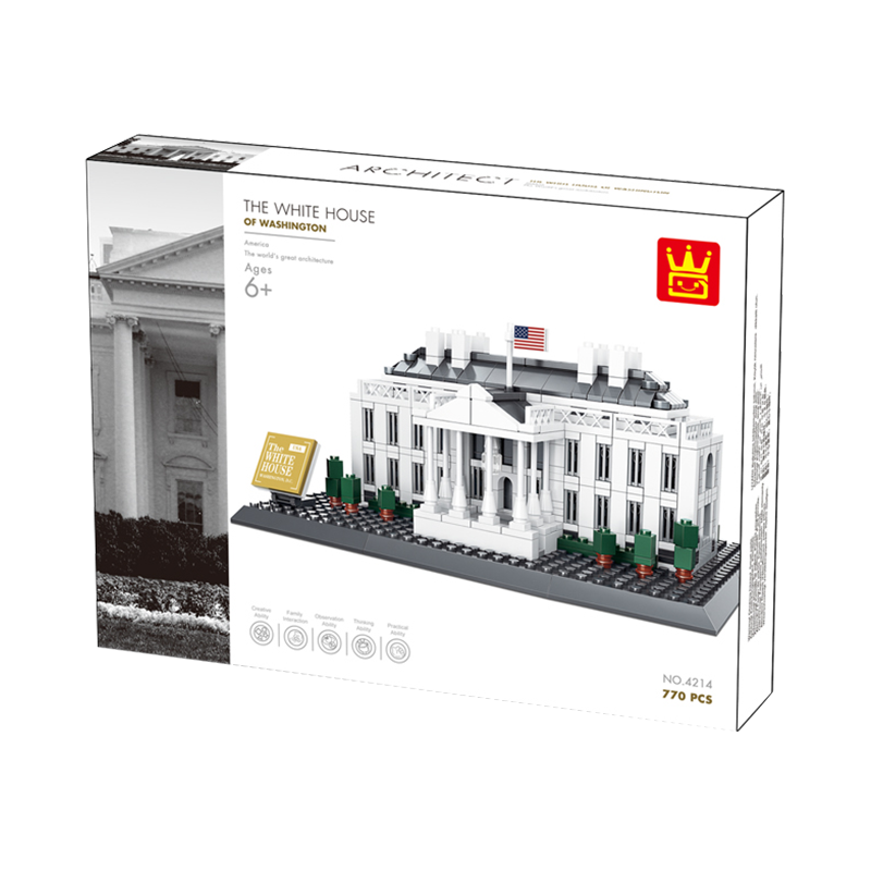 White House of Washington Building Block Set 770 Pieces