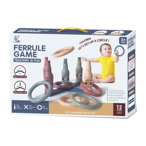 12 – piece Ferrule Game for children in retail packaging