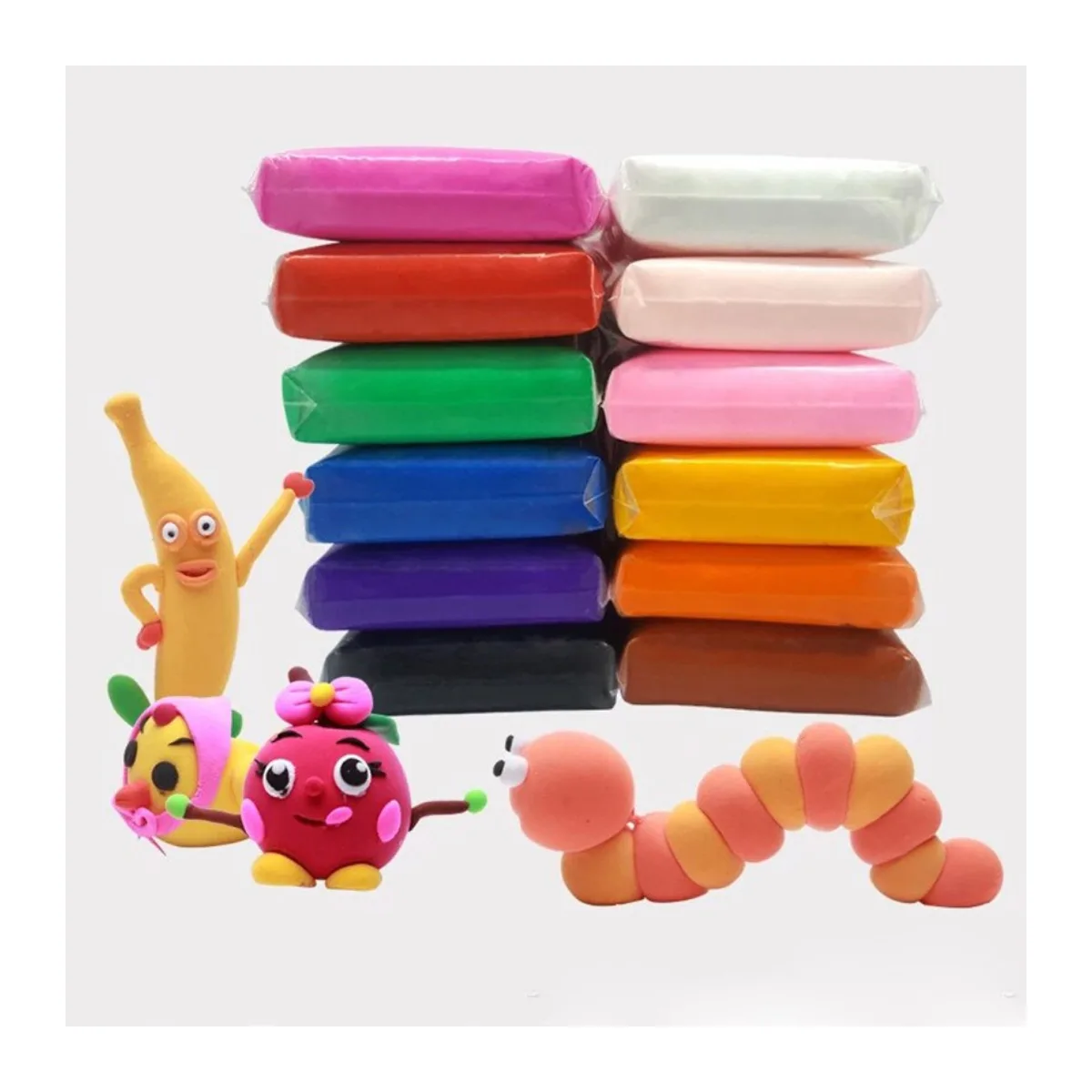 12/24/36 Color Air Dry Super Light Magic Clay with Tools