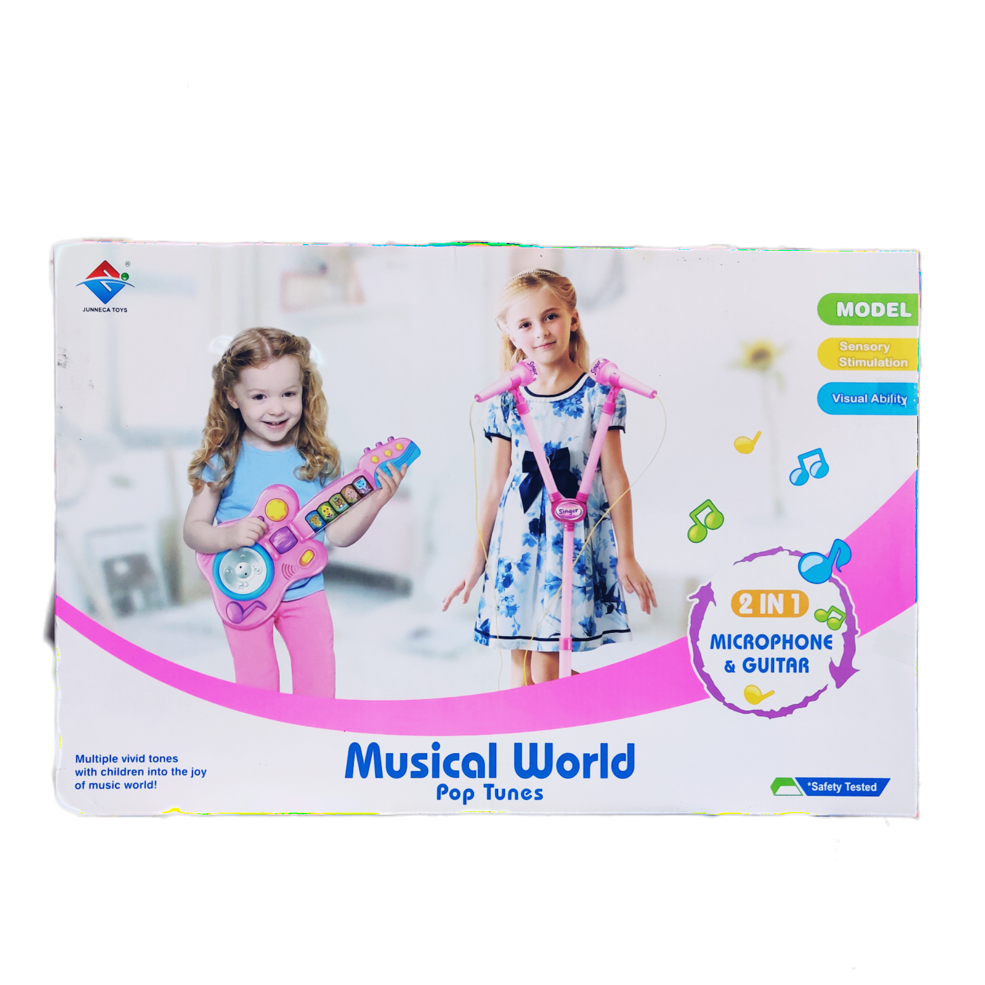 Musical World Pop Tunes Toy with Microphone and Guitar