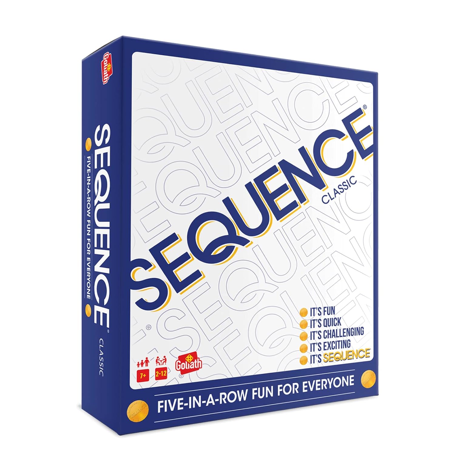 Sequence Classic board game box with folding board, cards and chips