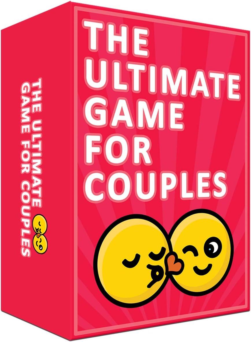 Red box of The Ultimate Game For Couples card game