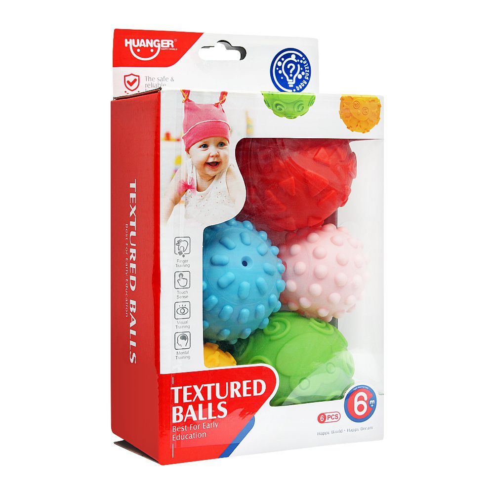 Textured Balls – 6 Pieces