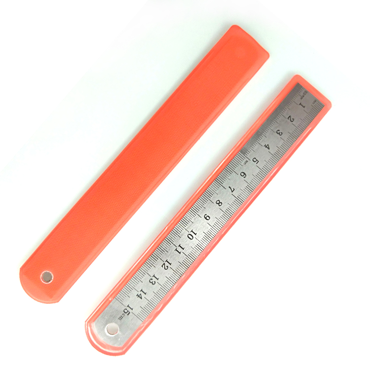15 cm stainless steel ruler with double – sided measurement markings