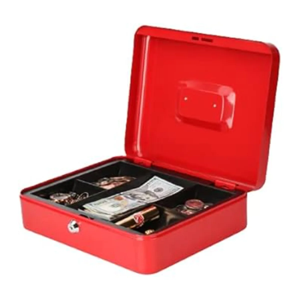 Cash Box 9004 with Key Lock and Coin Tray
