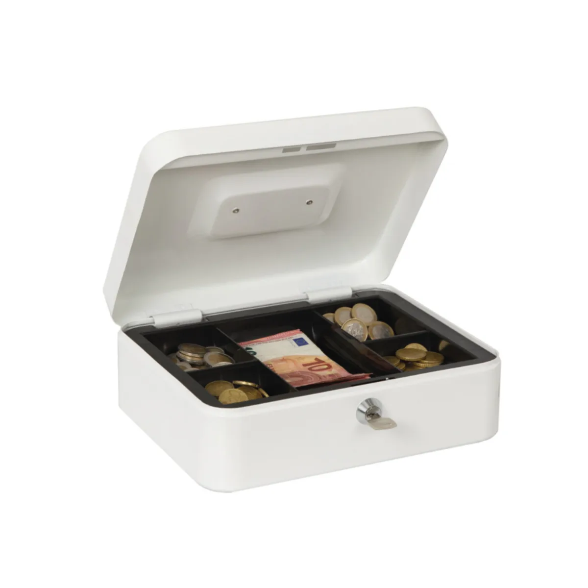 Cash Box 9004 with Key Lock and Coin Tray (Large)