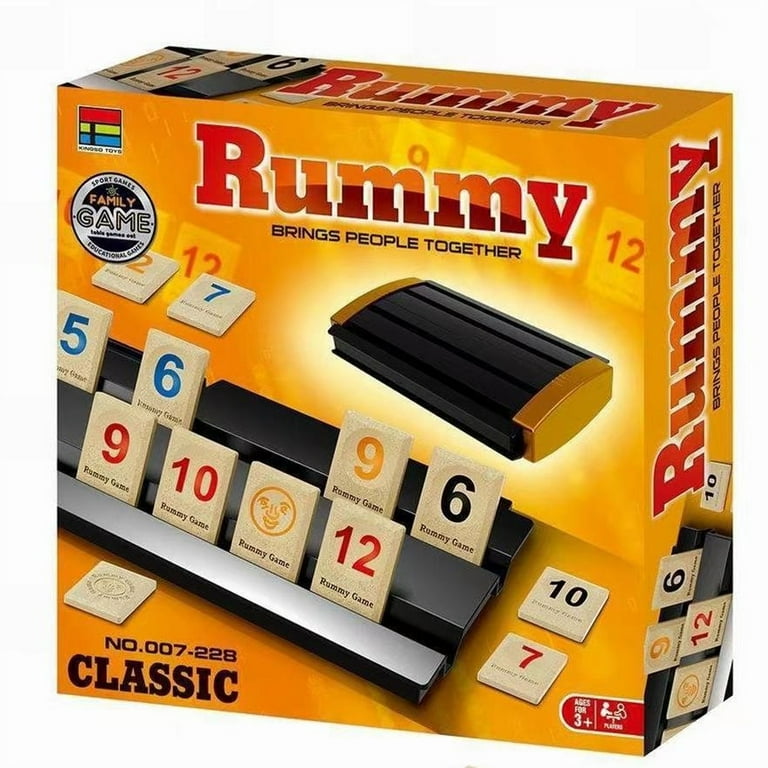 Rummy Classic Family Tile Game for 2 – 4 Players