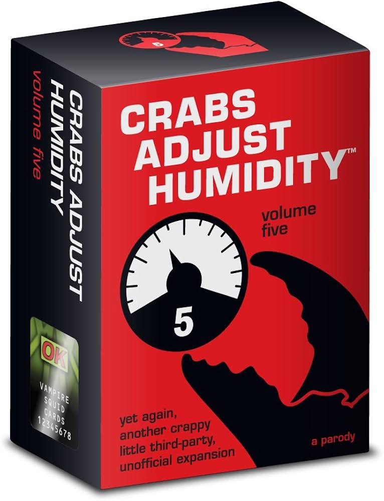 Crabs Adjust Humidity Volume 5 Adult Party Card Game
