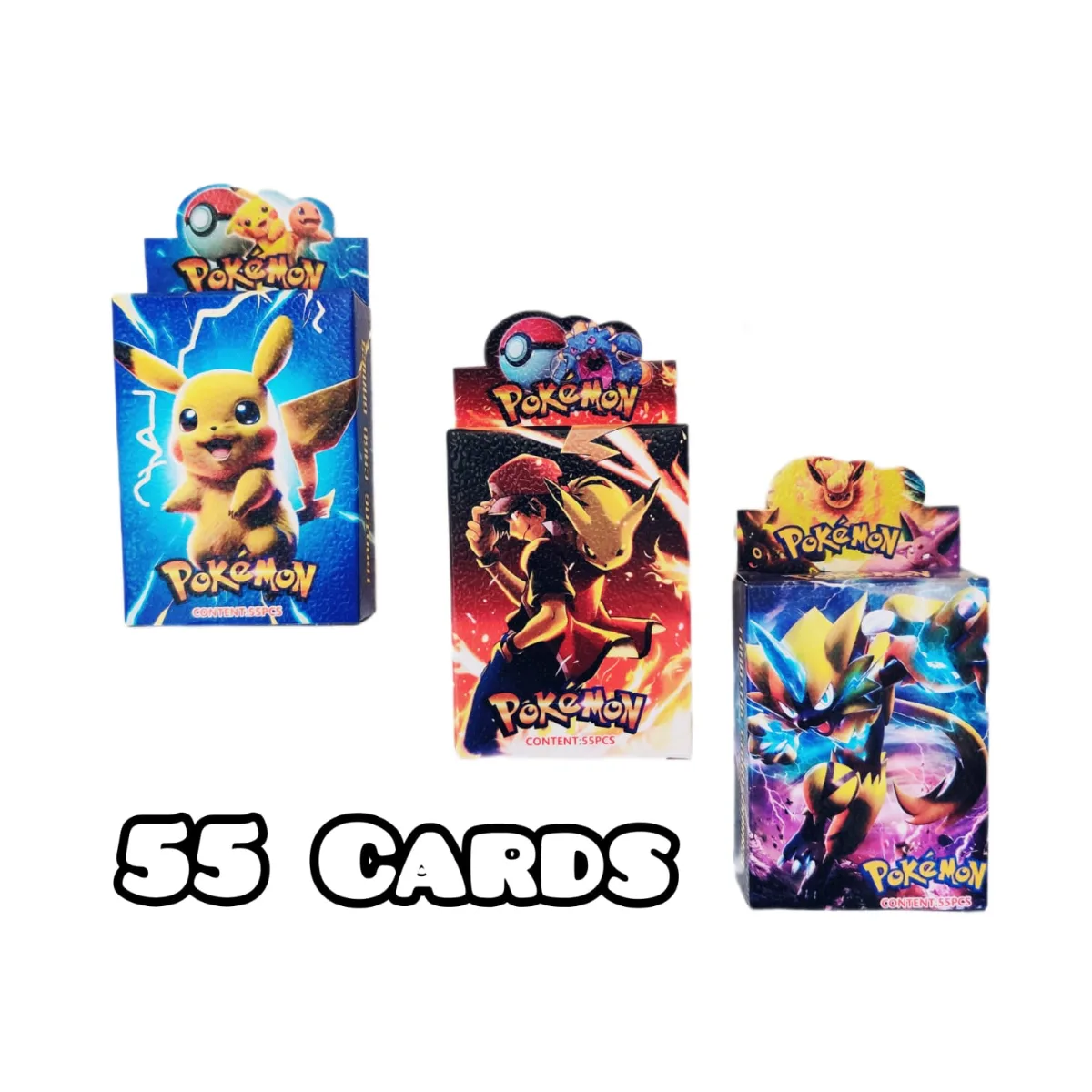 Pokémon 55 – card trading card pack packaging