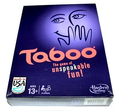 Blue Taboo unspeakable fun board game box