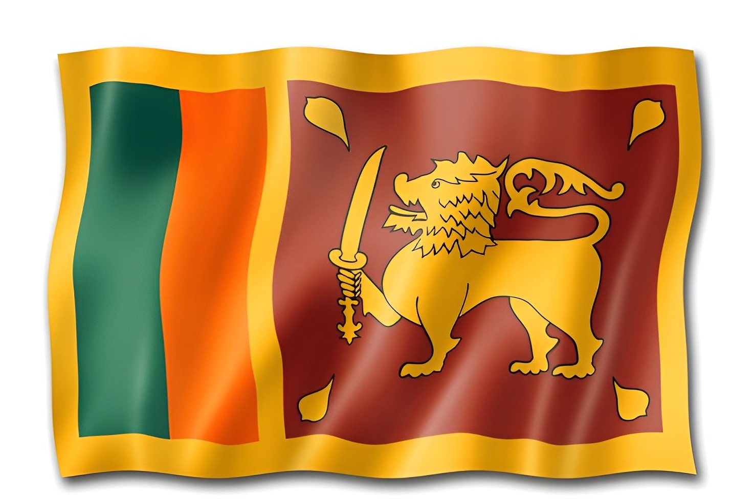 Sri Lanka National Flag – 3 × 2 ft