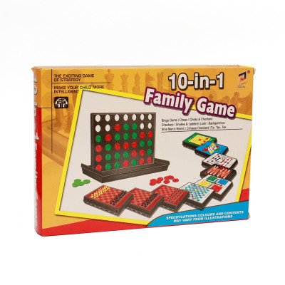 10 – in – 1 Family Board Game Set