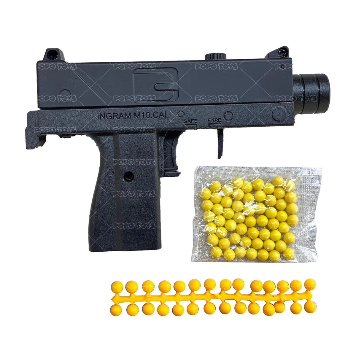 M10 SMG Airsoft Gun with Soft BB Bullets