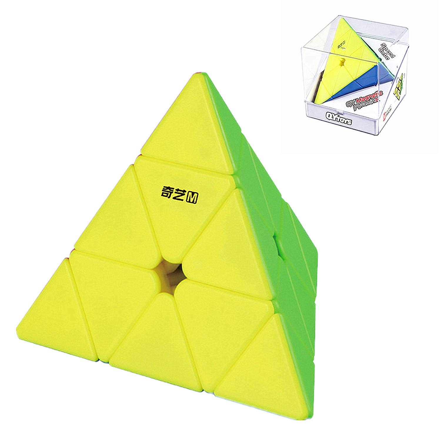 QY Magnetic Pyramid Puzzle – Stickerless