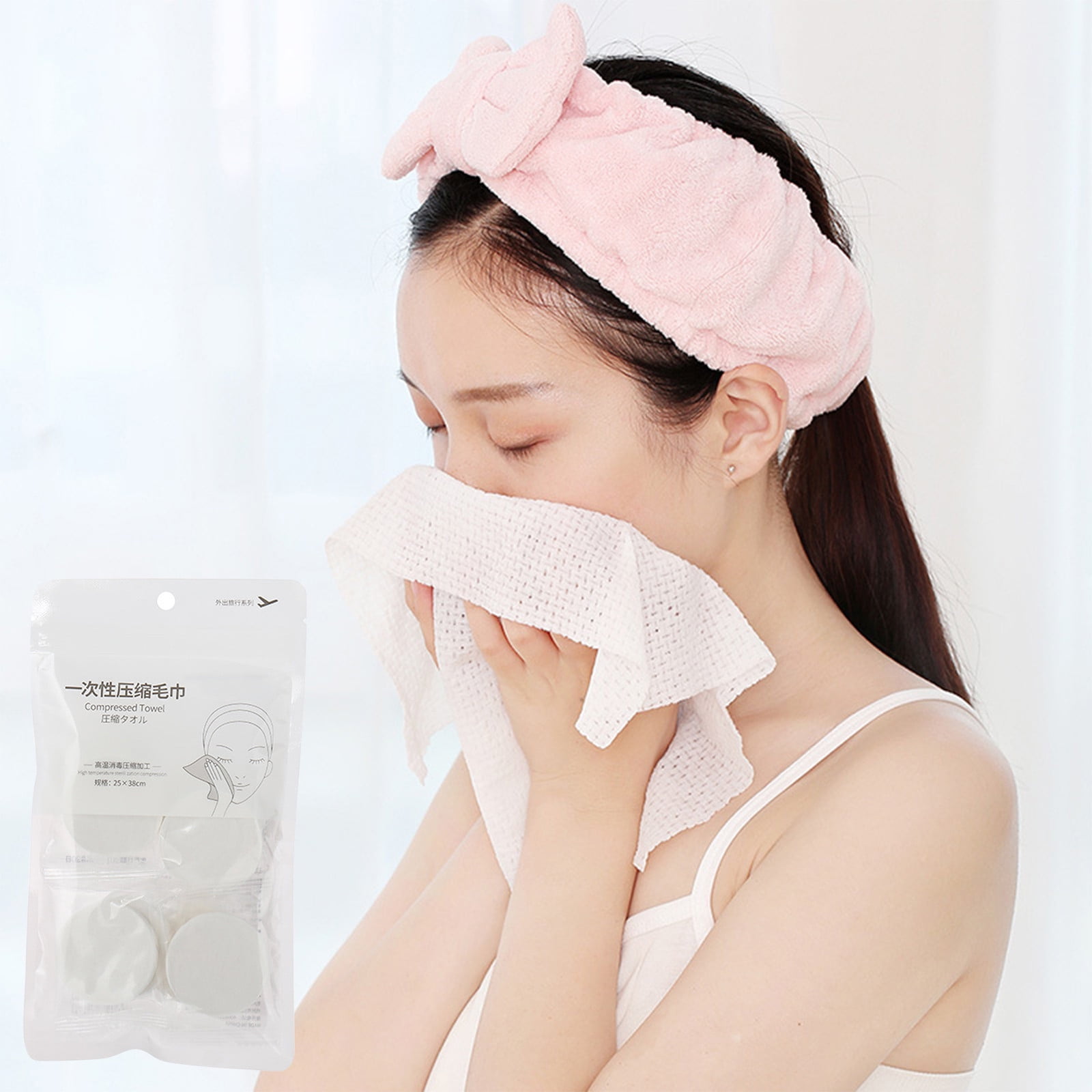 Compressed Towels 6 Pcs 25×38cm