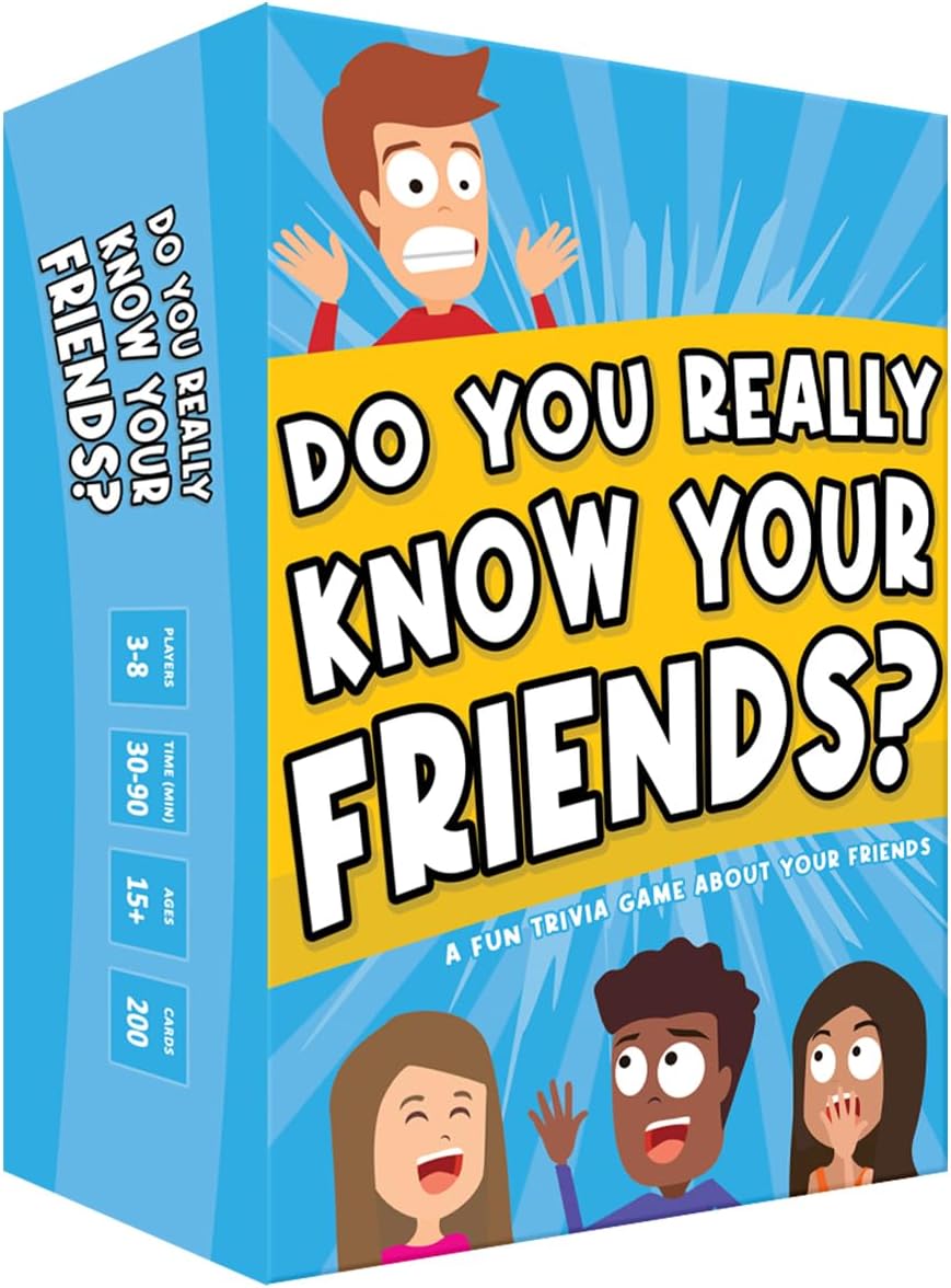 Do You Really Know Your Friends? card game box