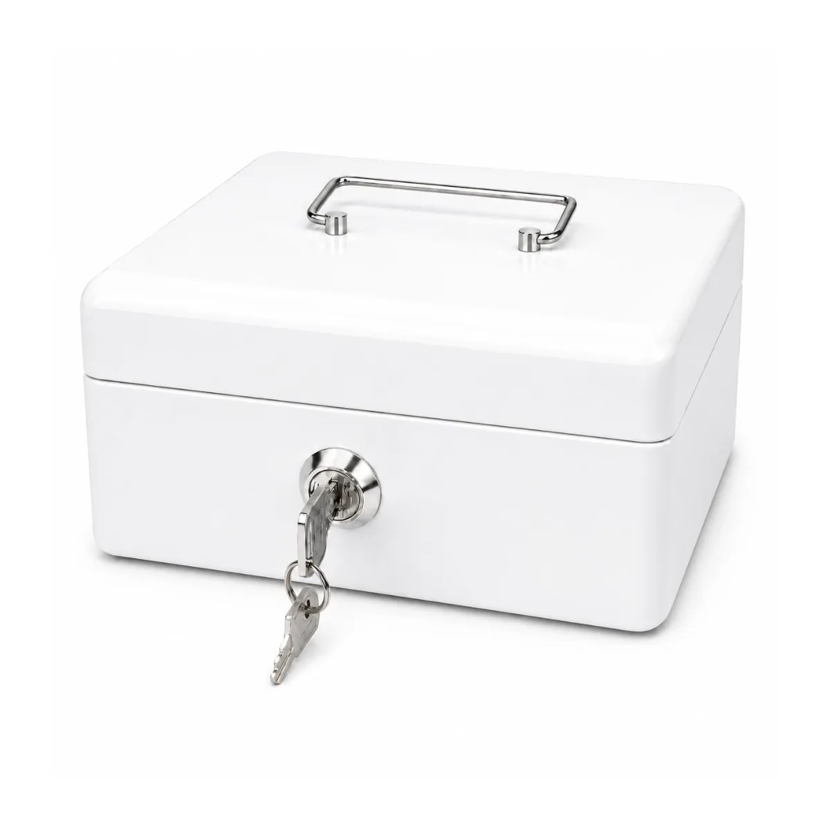 Cash Box 9003 with Key Lock and Plastic Coin Tray