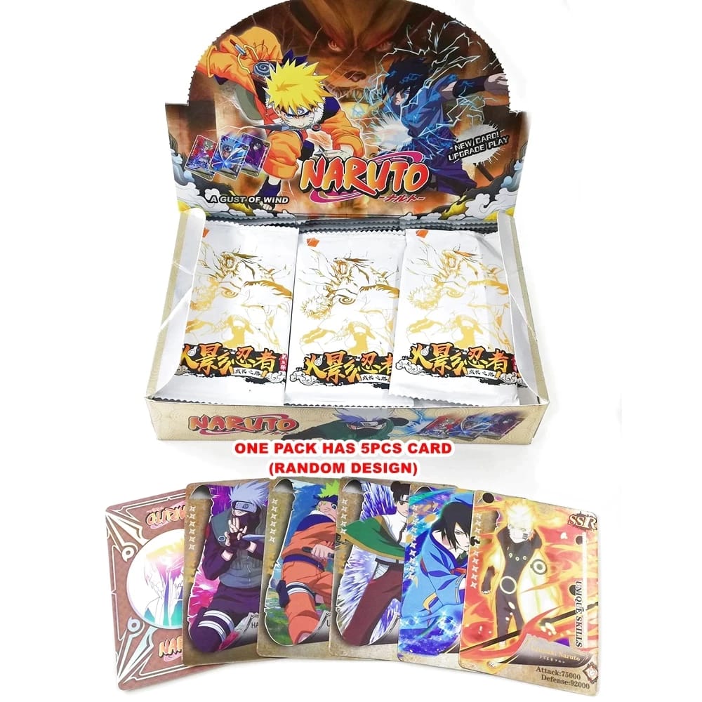Naruto anime trading card pack