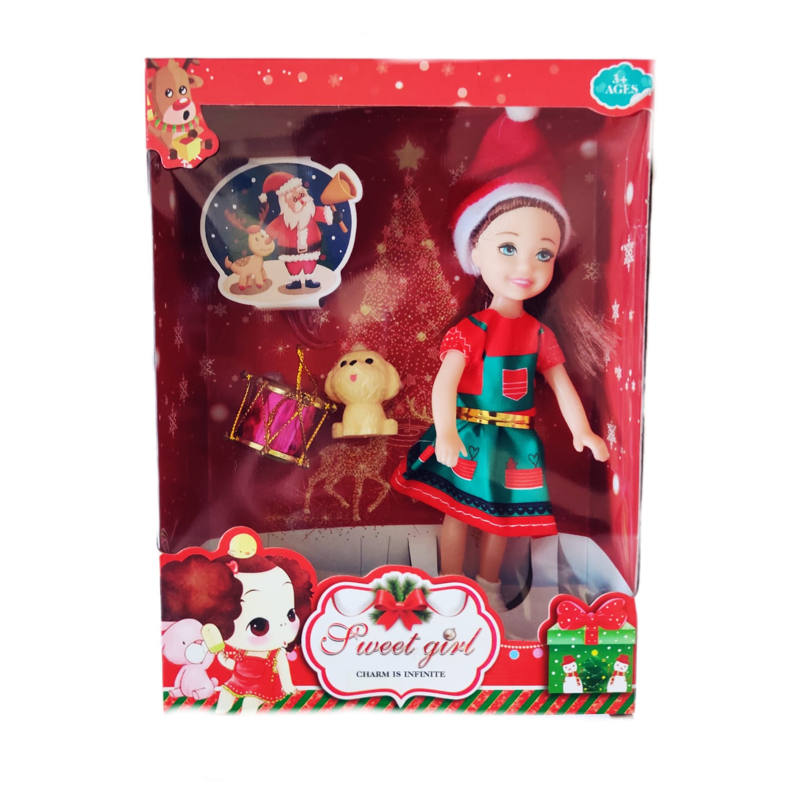 Christmas Sweet Girl Doll