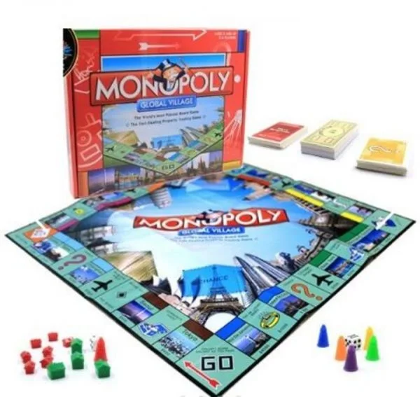 Monopoly Complete Board Game – Global Village (Mini Version)