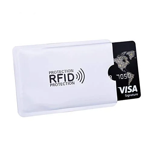 RFID Blocking Card Protector Sleeves – 10 Pcs