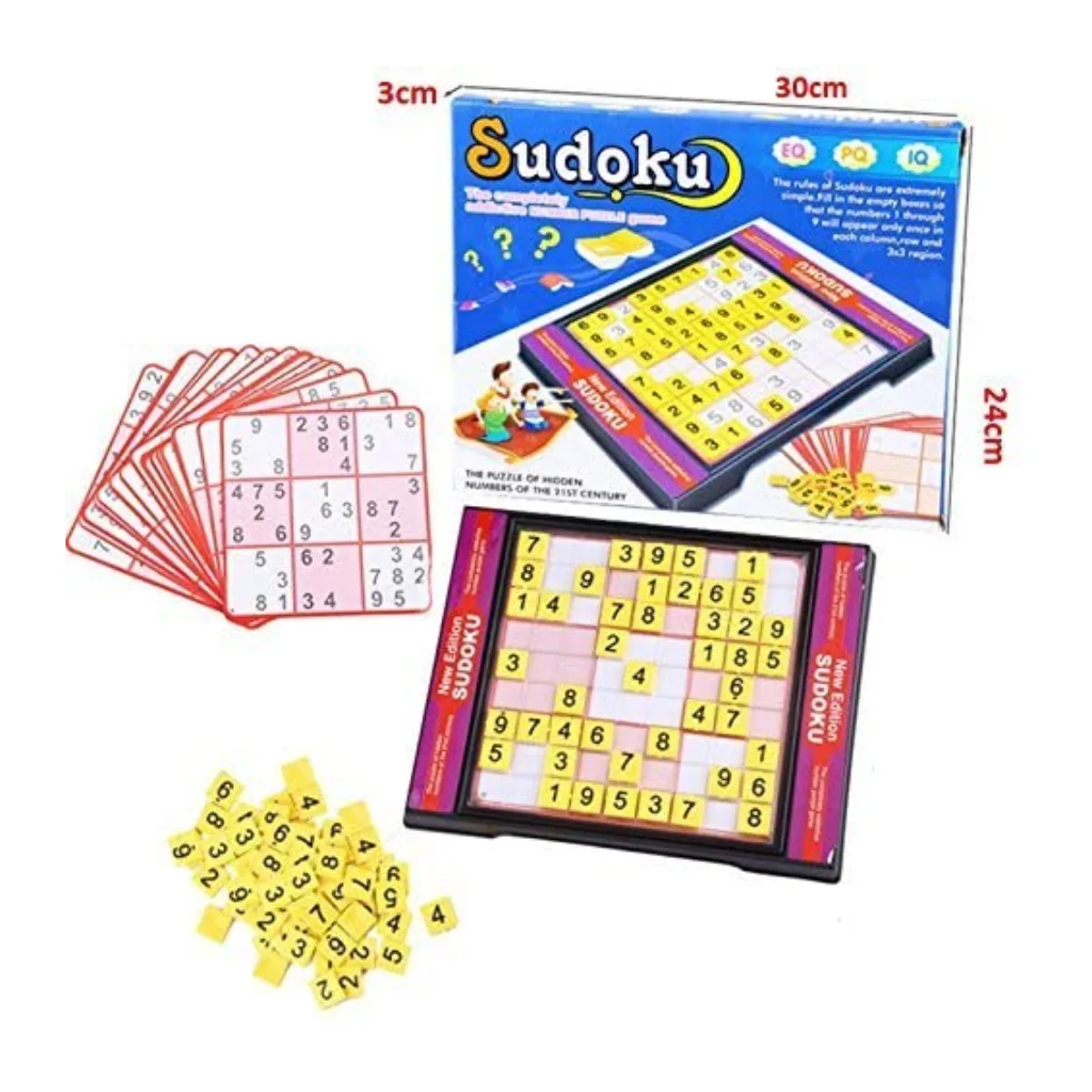Sudoku Board Game with 44 Puzzles