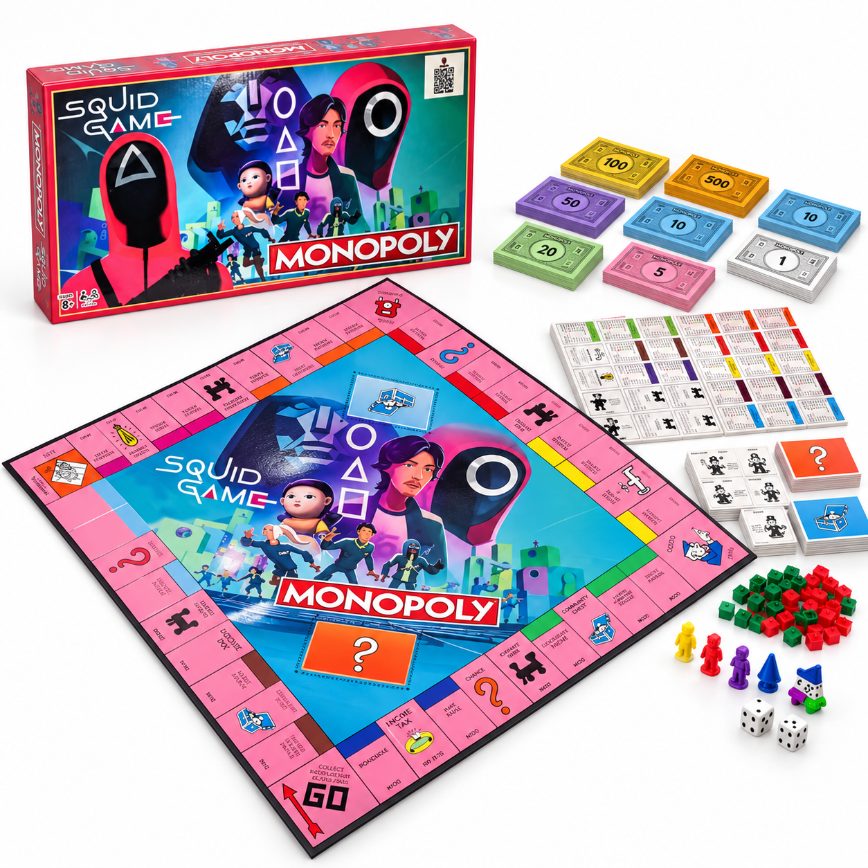 Squid Game Monopoly Board Game Set