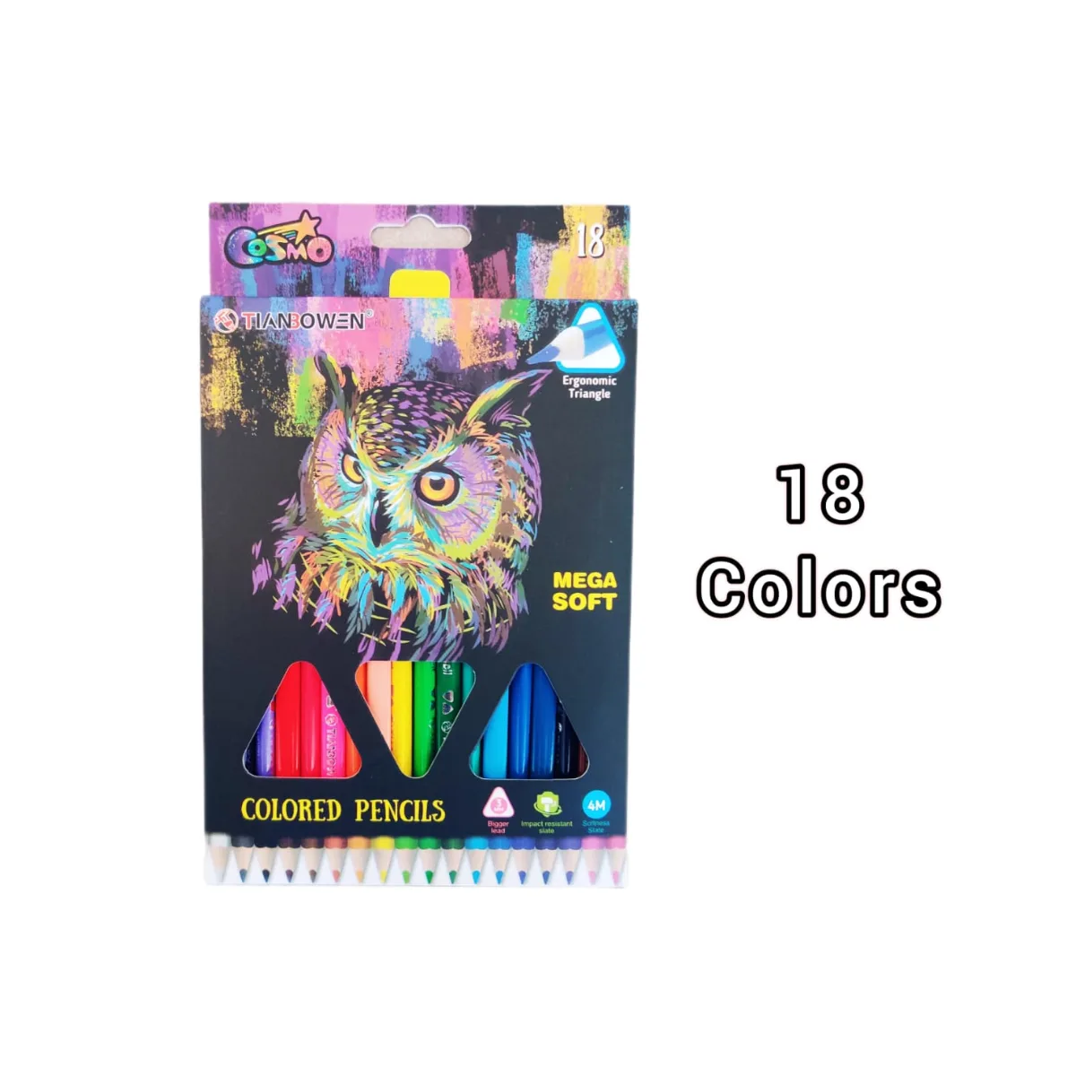 Mega Soft Colored Pencils – 6 to 36 Color Sets