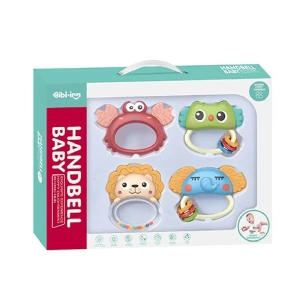 Baby Rattle and Teether Gift Set – 4 Pcs or 7 Pcs