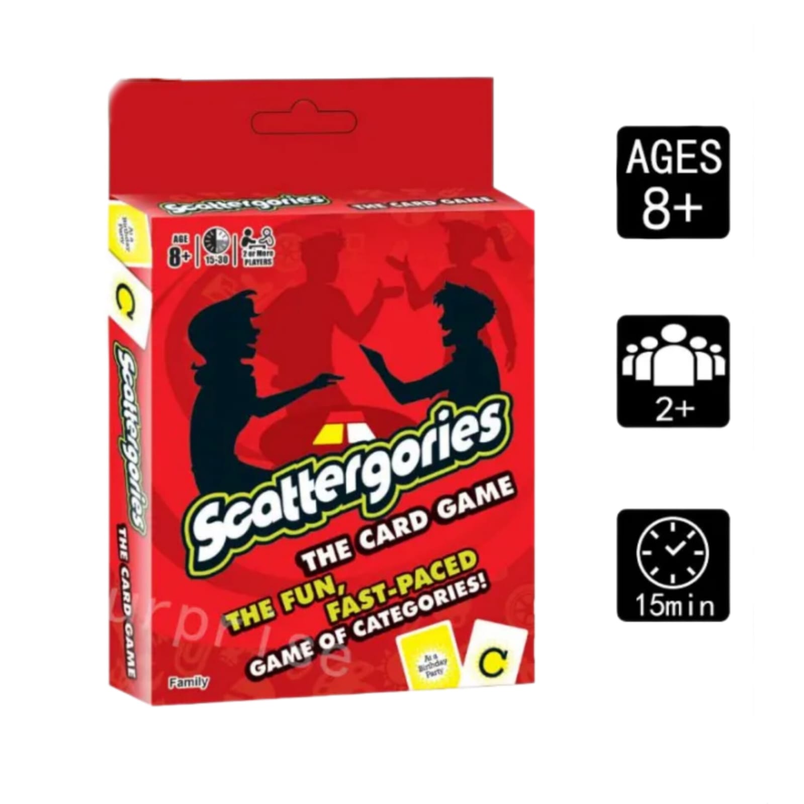 Scattergories The Card Game red box