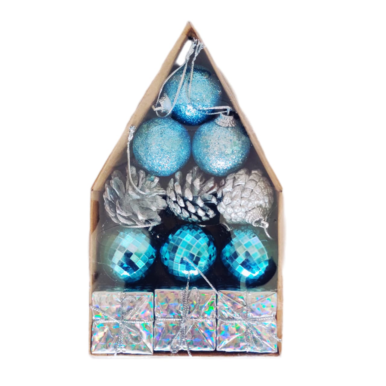 12 – Piece Blue Christmas Tree Decoration Set