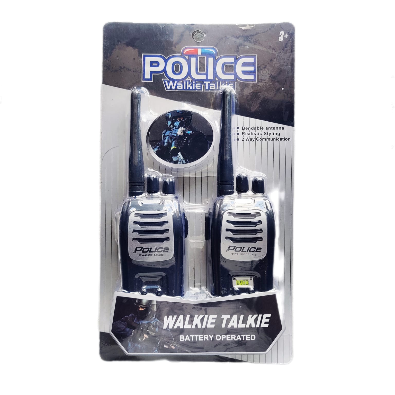 Police Walkie Talkie Toy Pair