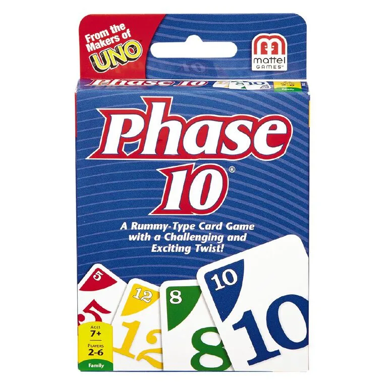 Phase 10 Uno Card Game - product image