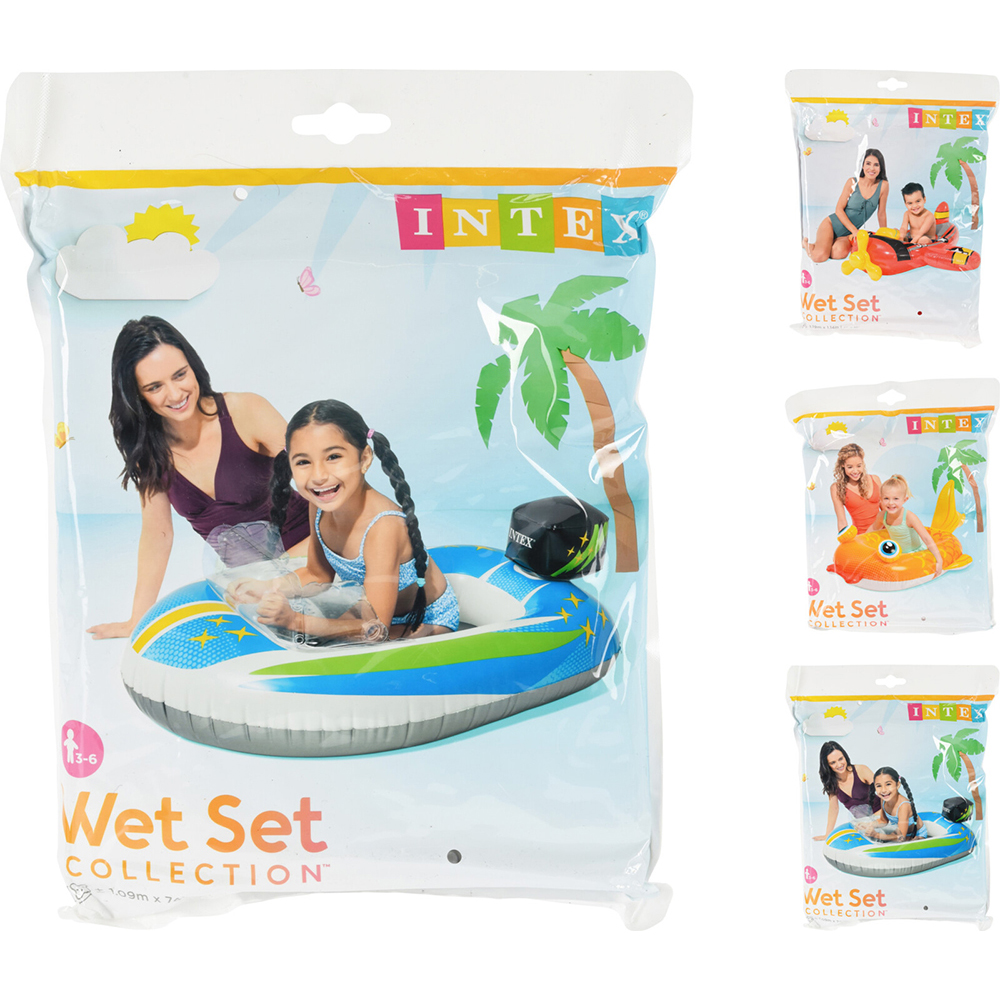 Intex Speed Boat Inflatable Pool Float 43×29 in