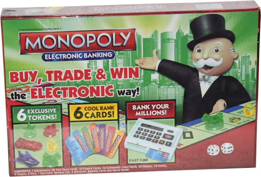 Monopoly Electronic Banking board game box