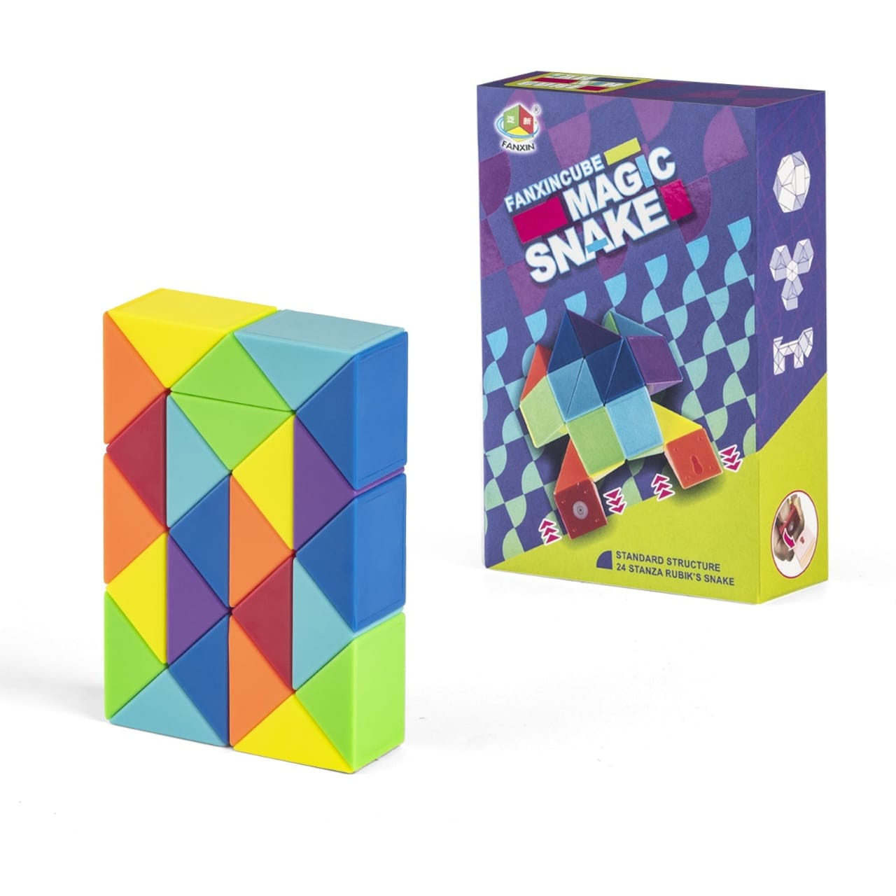 Magic Snake Cube Puzzle