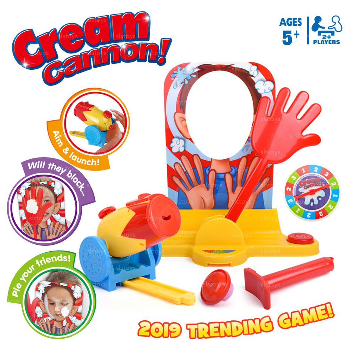 Cream Cannon Pie Face Game