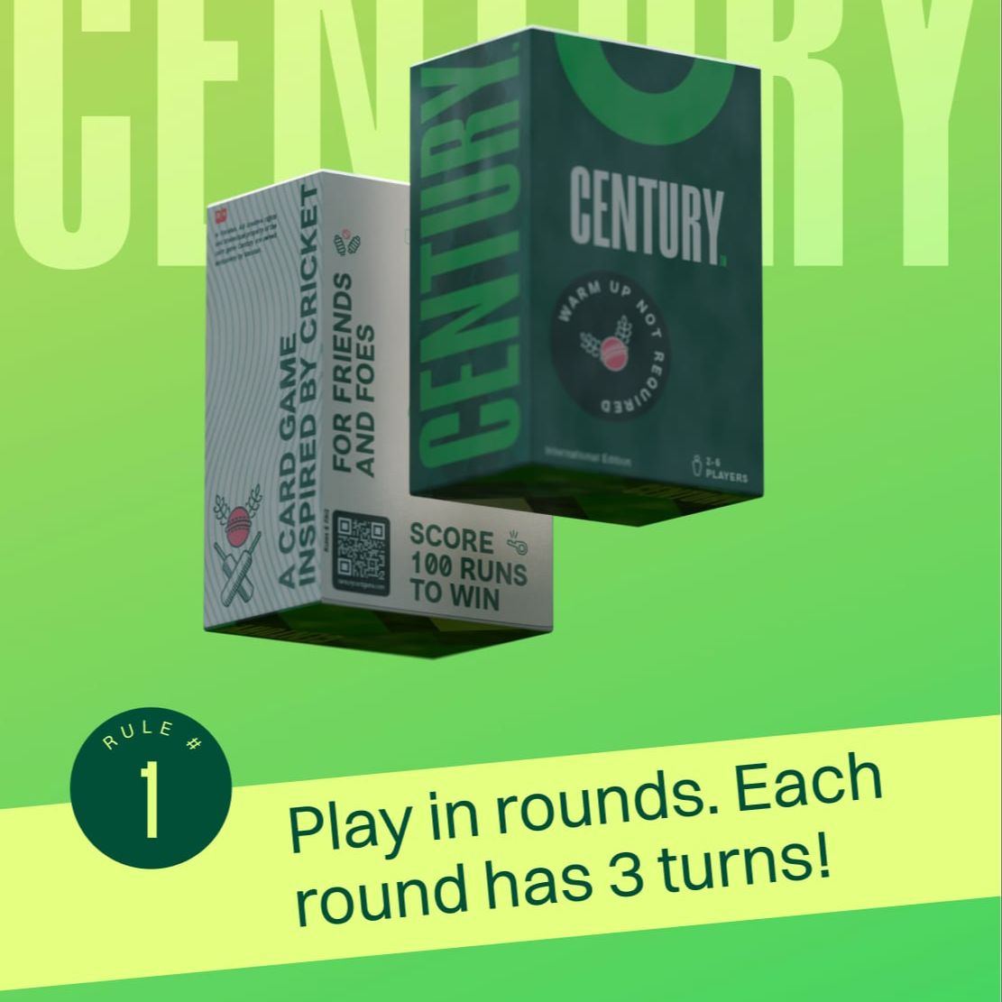 Century Cricket Card Game